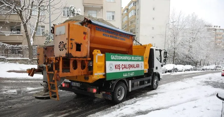 Karla mücadelede Gaziosmanpaşa Belediyesi’ne tam not
