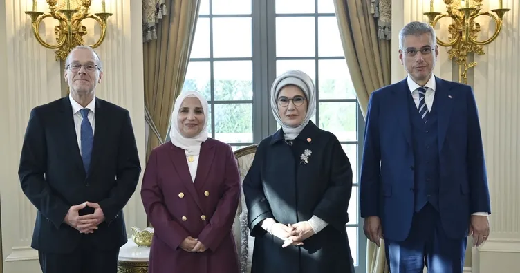 Emine Erdoğan, DSÖ heyetiyle görüştü