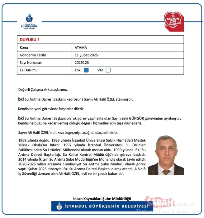 İstanbul’da musluklardan çamurlu su akmıştı! CHP’li İBB faturayı daire başkanına kesti