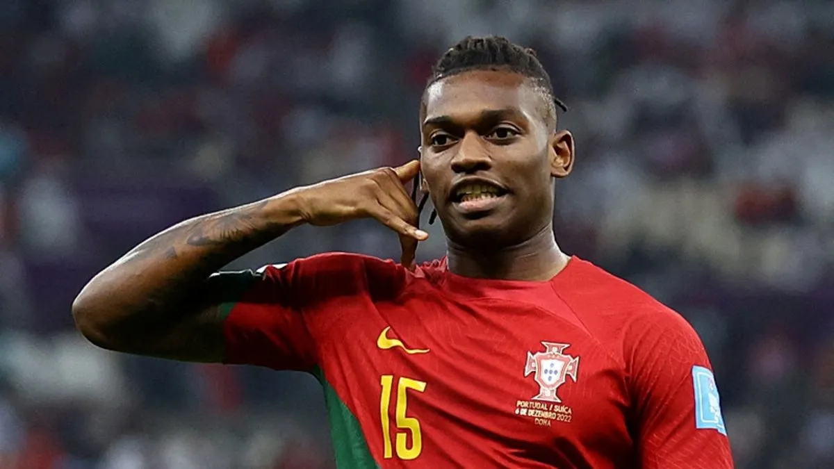 Rafael Leao: Türkiye maçı zorlu geçecek Rafael Leao: Türkiye maçı zorlu geçecek