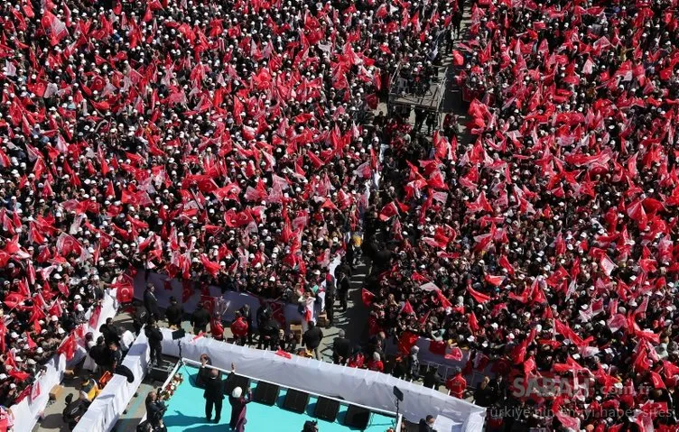 Başkan Erdoğan resmi rakamı açıkladı! Cumhur İttifakı Ankara mitinginde coşkulu kalabalık!