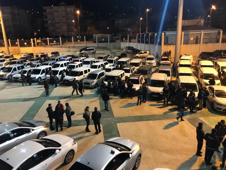 Bursa'da 4 bin polisle uyuşturucu ve terör operasyonu