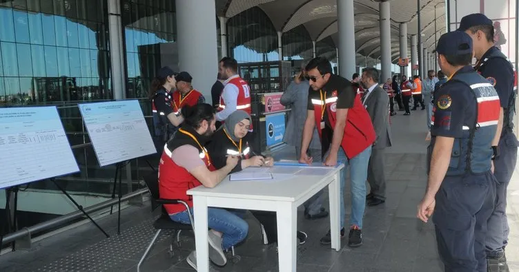 İstanbul Havalimanı’nda deprem tatbikatı