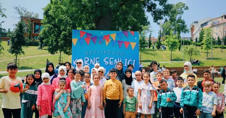 Yetim çocuklar karne şenliğinde buluştu