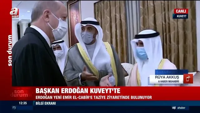 Son dakika haberi: Cumhurbaşkanı Erdoğan Kuveyt'te | Video