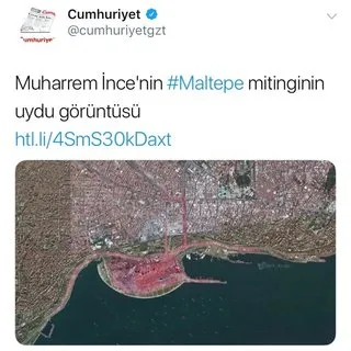 Son Dakika... CHP'nin İstanbul Maltepe Mitingi diye paylaştıkları yer bakın neresi çıktı?