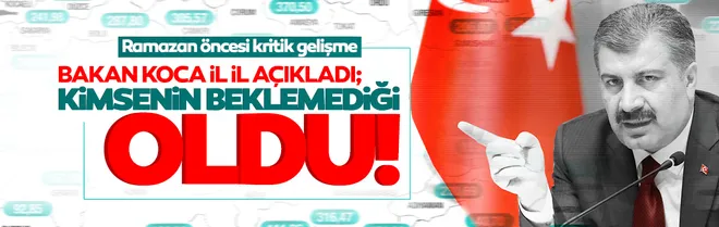Son dakika | Ramazan ayı öncesi kritik gelişme: Bakan Koca il il açıkladı