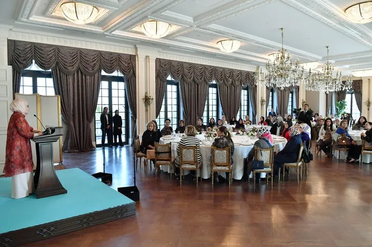 Emine Erdoğan, Özel Harekat personeli eşlerini yemekte ağırladı
