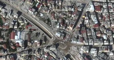 Depremin boyutu ortaya çıktı: Asrın felaketi uzaydan böyle görüntülendi…