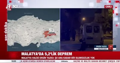 Malatya’da 5.2 ve 4.7 büyüklüğünde deprem! Malatya Valisi Ersin Yazıcı’dan açıklama geldi!