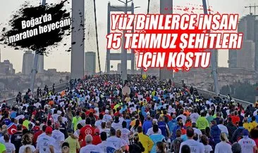 Vodafone 38. İstanbul Maratonu’nda şehitler için koşuldu