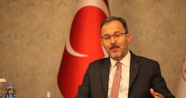 Gençlik ve Spor Bakanı Mehmet Muharrem Kasapoğlu'ndan altyapı açıklaması