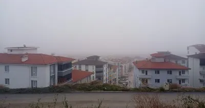 Amasya’da sis etkili oldu #amasya