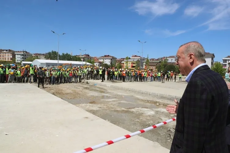 Başkan Erdoğan’ın pandemi hastanesi ziyaretinden dikkat çeken kareler!
