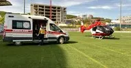 Düzce’de 4 günlük bebek ambulans helikopterle İstanbul’a nakledildi