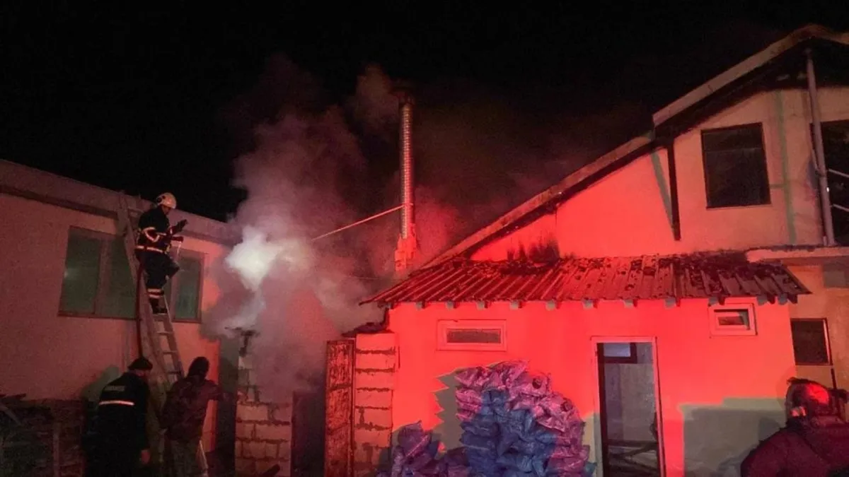 Bilecik'te mermer fabrikasında çıkan yangın söndürüldü