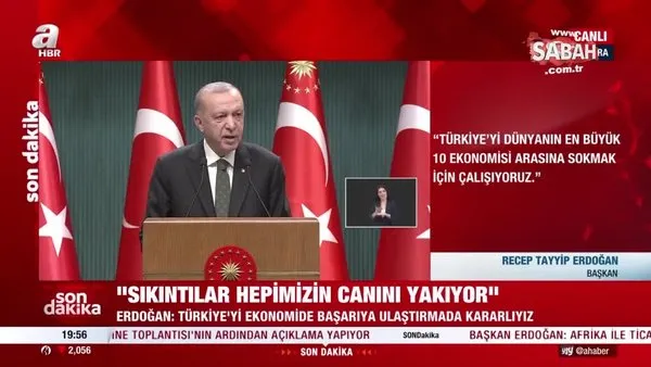 Son dakika haberleri: Başkan Erdoğan'dan Kabine Toplantısı sonrası önemli açıklamalar! | Video