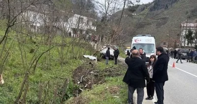 Giresun’da feci kaza! Köpeğe çarpmamak isterken can aldı #giresun