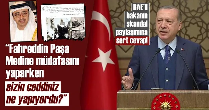 Son dakika: Cumhurbaşkanı Erdoğan'dan BAE'li bakana çok sert tepki!