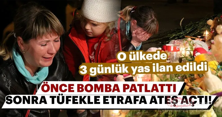 Kırım’da katliam! Önce bomba patlattı ardından etrafa ateş açtı