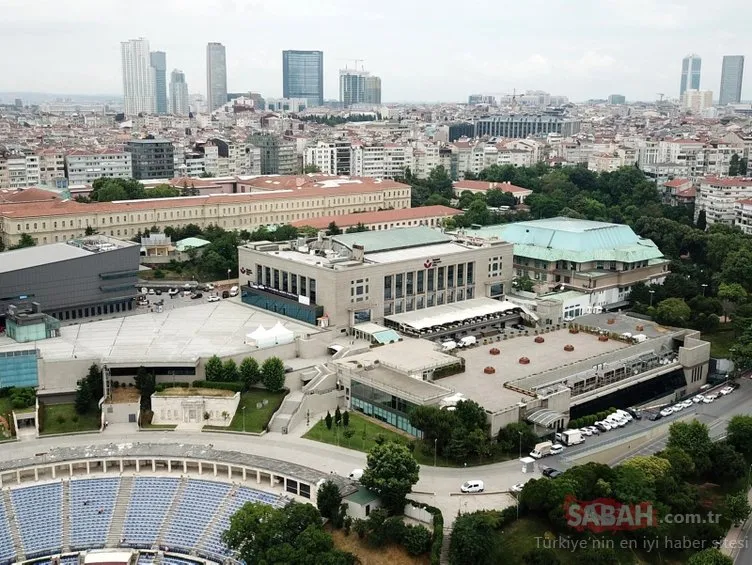 Ortak yayının yapılacağı Lütfü Kırdar Kongre Merkezi ve çevresinde geniş güvenlik önlemleri alındı