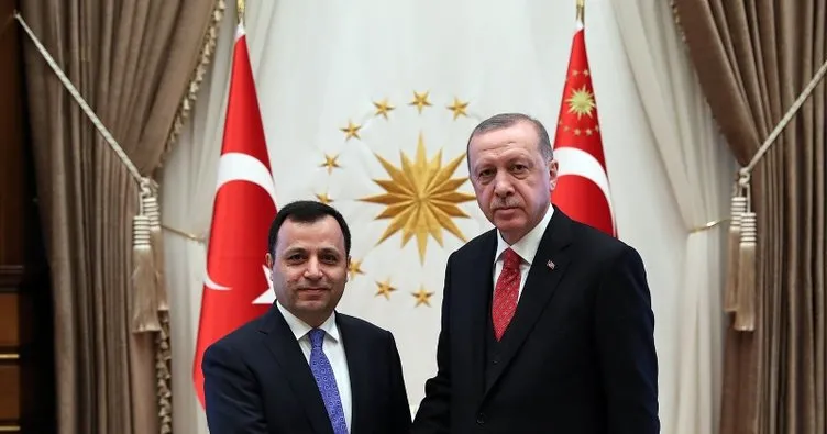 Erdoğan, Anayasa Mahkemesi Başkanı Arslan’ı kabul etti