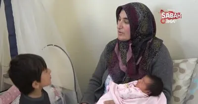 Adıyaman’da depremden kurtulan kadın, Muş’ta doğum yaptı | Video