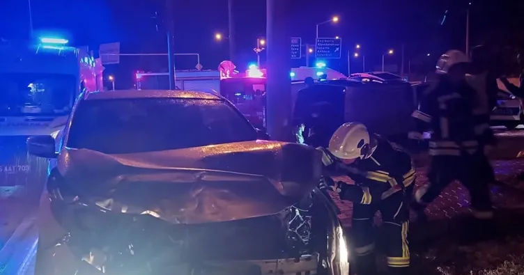 Burdur’da feci kaza: Otomobiller birbirine girdi! 1 ölü, 5 yaralı