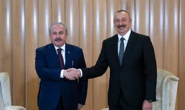 Şentop, Azerbaycan Cumhurbaşkanı Aliyev ile bir araya geldi