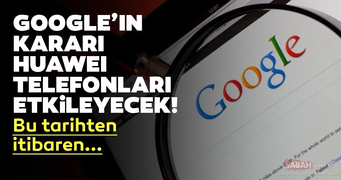 google dan huawei telefonlari
