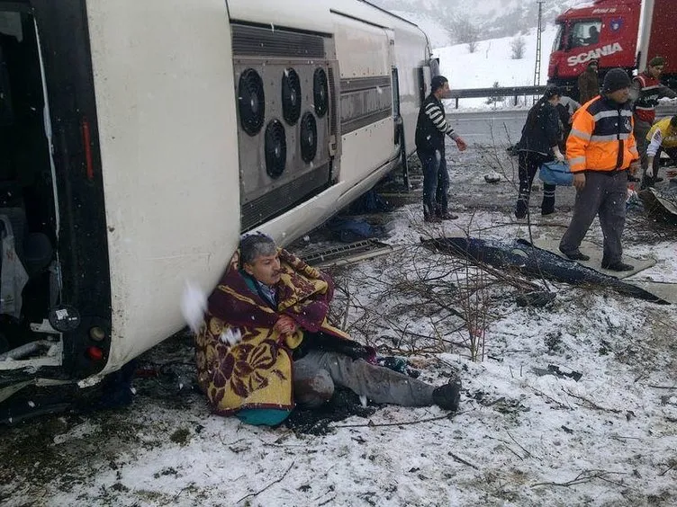Ankara’da otobüs kazası