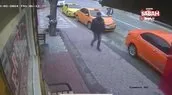 Ankara’da taksi durağına pompalı tüfekle saldırı anı kamerada