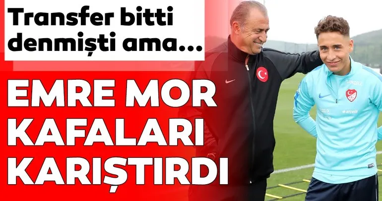 Son Dakika haberi... Emre Mor - Galatasaray transferinde genç oyuncu kafaları karıştırdı!