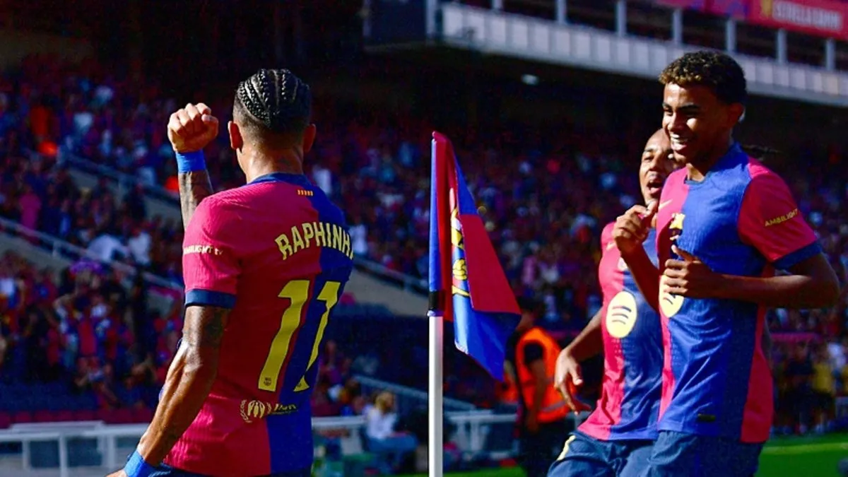 Barcelona, Real Valladolid'i 7 golle geçti! Raphinha şov yaptı...