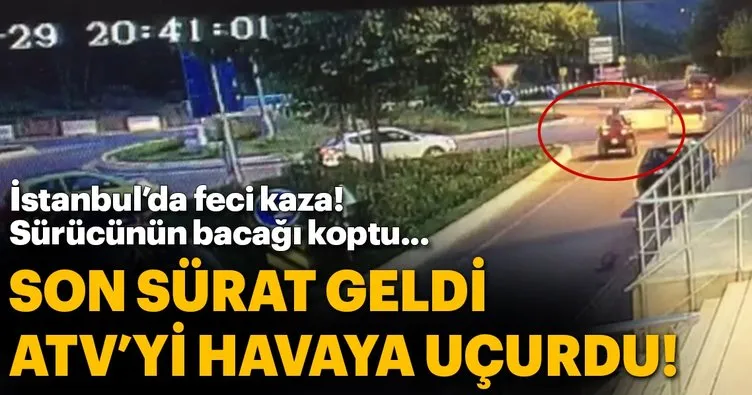 İstanbul’da feci ATV kazası!