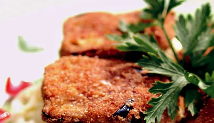 Hellimli Patlıcan Pane