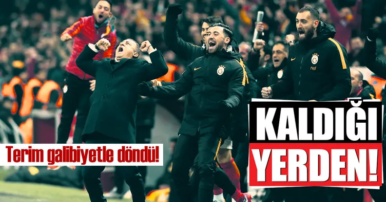 Kaldığı yerden!