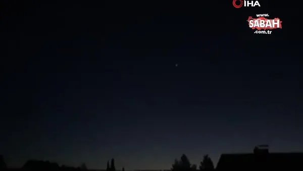 Şanlıurfa'da UFO heyecanı! Gökyüzündeki korkutan esrarengiz sıralı ışıklar | Video