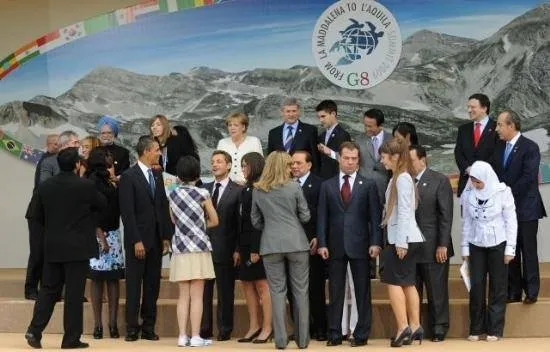G-8'den ilginç kareler