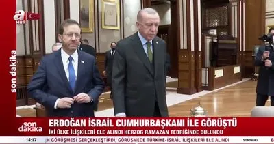 Başkan Erdoğan İsrail Cumhurbaşkanı Herzog ile görüştü | Video