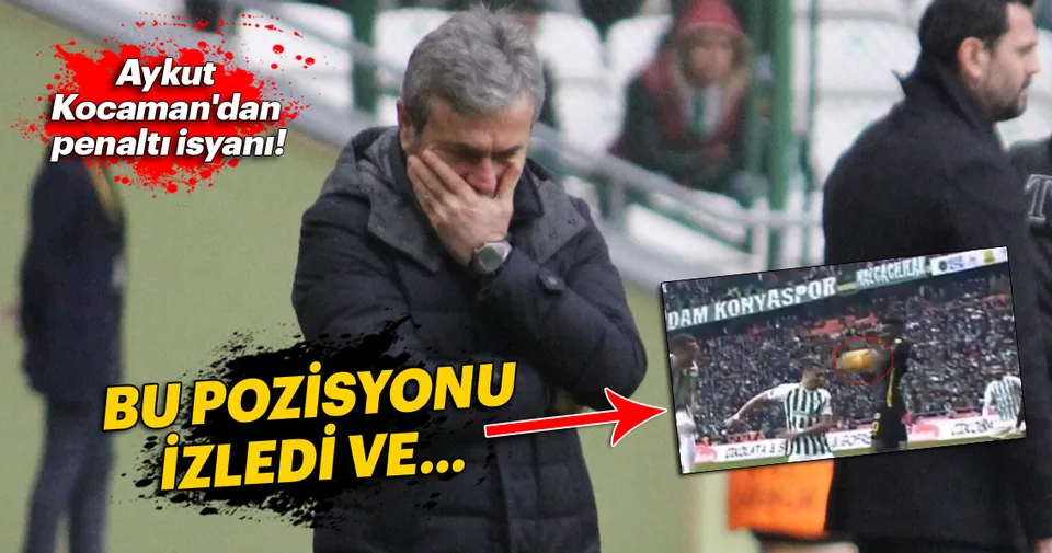Aykut Kocaman�dan penaltı isyanı! Son Dakika Spor Haberleri