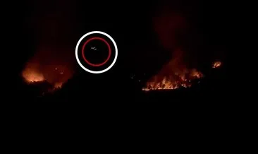 Yangınlarda son dakika haberler: Söndürmede dikkat çeken görüntü