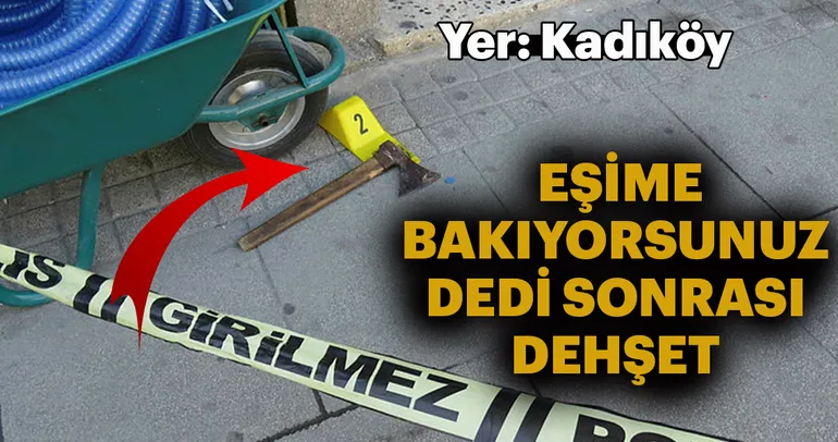 Kadıköy’de baltalı silahlı kavga