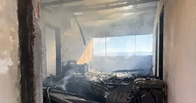 Sivas’ta yayla evinde yangın 
