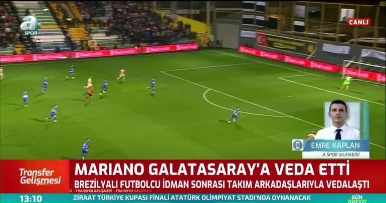 Mariano Galatasaray’a veda etti
