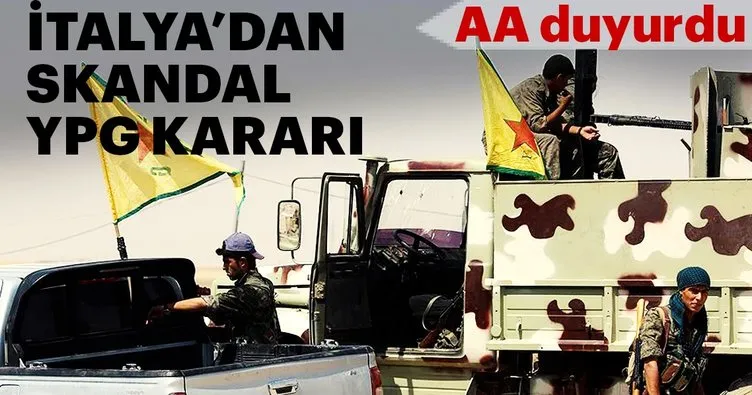 Son Dakika: İtalya’dan skandal YPG/PKK kararı!