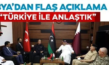 Libya, askeri kurumlar inşa edilmesi konusunda Türkiye ve Katar’la anlaştıklarını açıkladı