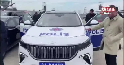 Türkiye’nin ilk yerli milli otomobili Togg, Polis arabası olarak ilk kez görüntülendi | Video