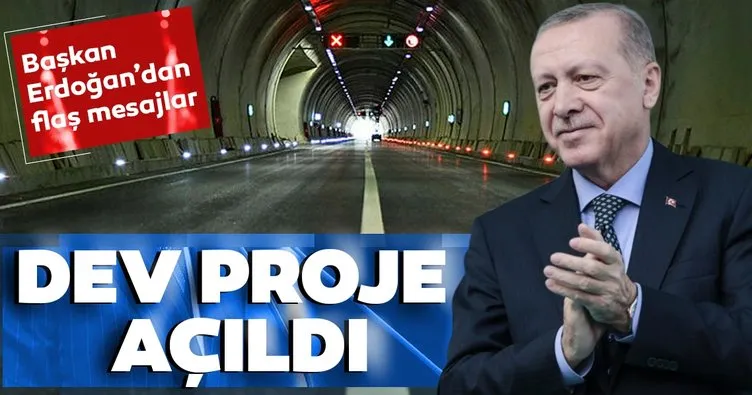 SON DAKİKA: Başkan Erdoğan’dan Kızılcahamam-Çerkeş Tüneli açılış töreninde flaş açıklamalar