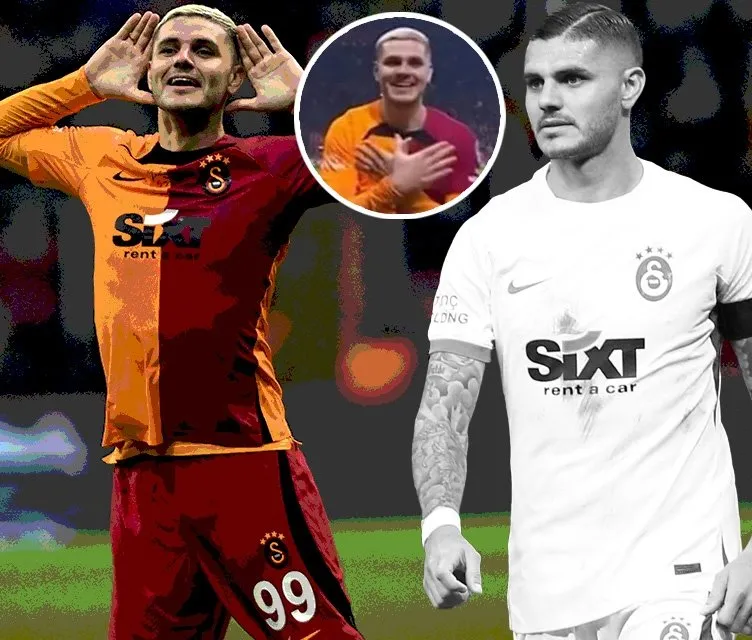 Son dakika Galatasaray haberleri: Mauro Icardi golünü attı, yaptığı sevinç kafaları karıştırdı! Olay yaratan aşk iddiası...